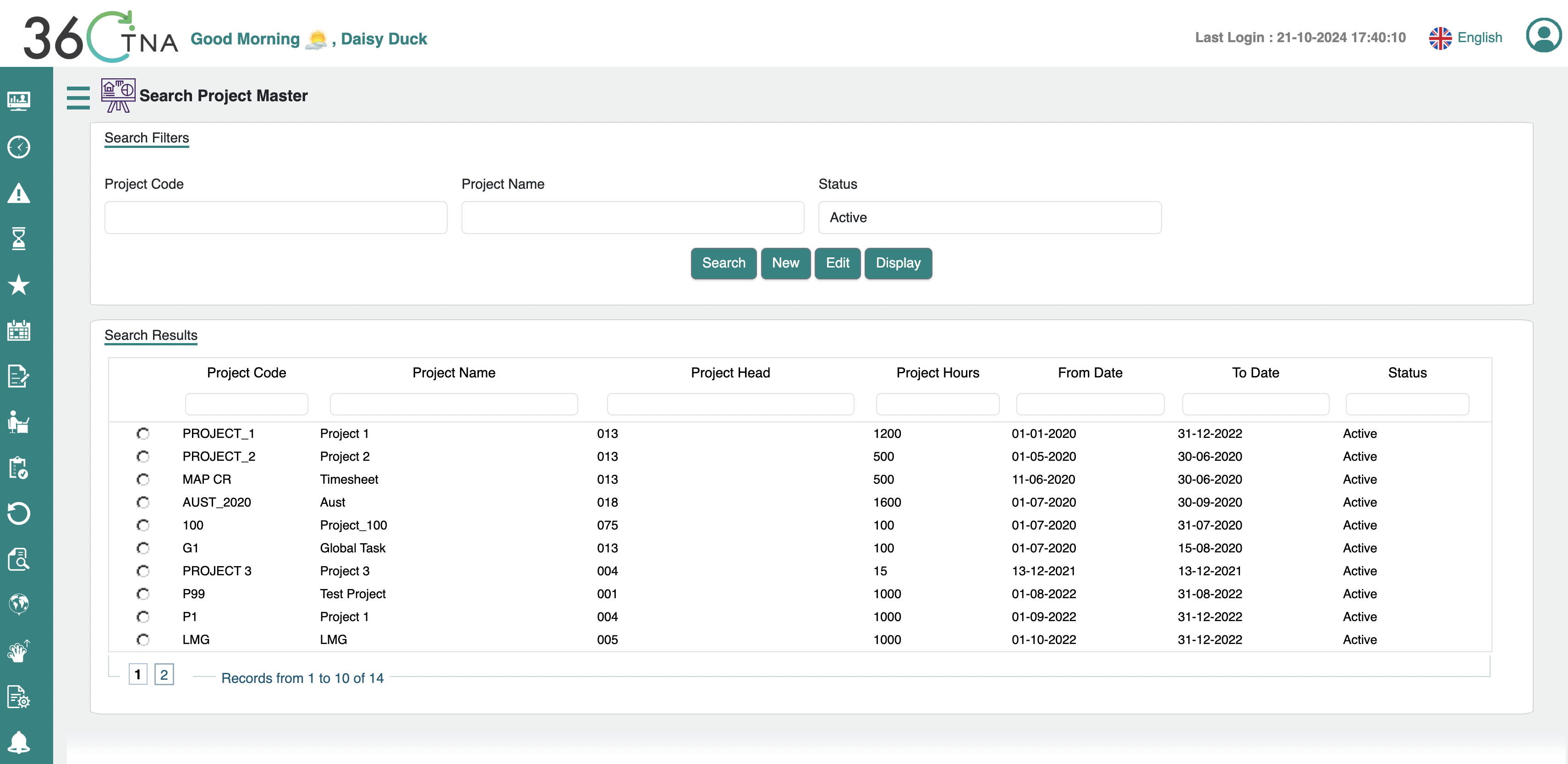 Time sheet Management